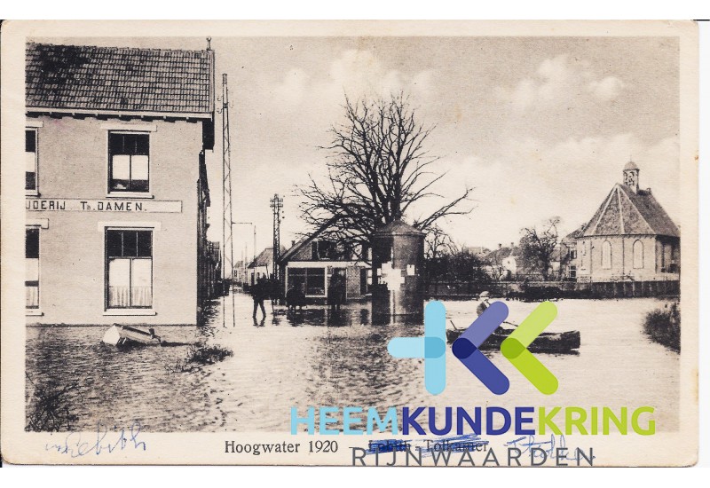 Hoogwater Lobith- Tolkamer 1920 Coll. N.Peperkamp F000001